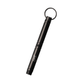Fisher Backpacker Pen w Key Chain - black with NASA logo and cap on | Ships Within New Zealand