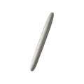 Fisher Bullet Pen - Brushed Chrome with cap on | Ships Within New Zealand
