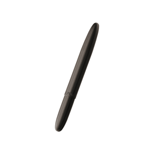 Fisher Bullet Pen - Matte Black - Shown with cap on | Ships Within New Zealand