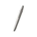 Fisher Bullet Pen with Clip - Brushed Chrome - Shown with cap on | Ships Within New Zealand