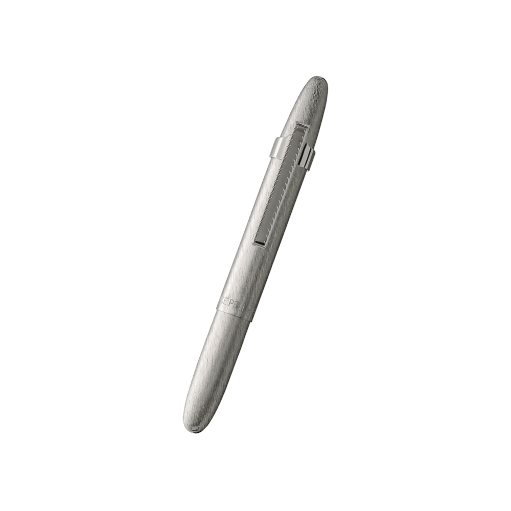 Bullet Pen with Clip (brushed chrome)
