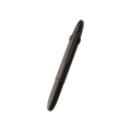 Fisher Bullet Pen with Clip - Matte Black - Shown with cap on 